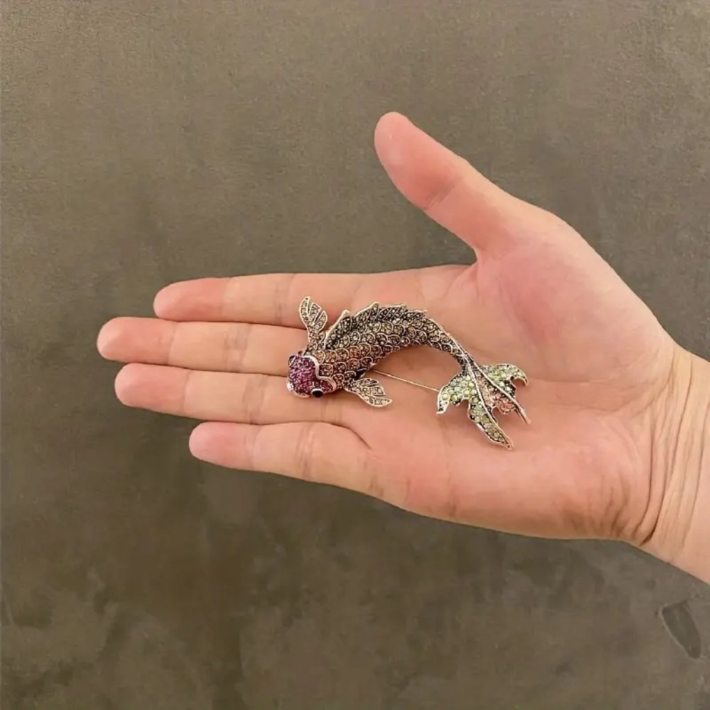 Spectacular Fish Brooch/Pendant - Picture 2 of 5